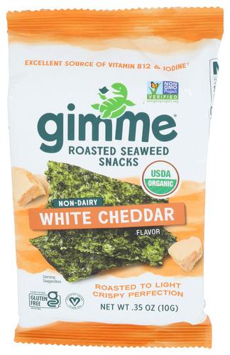 Gimme Snack Sewd White Chedr Organic - 0.35 Oz (12 Units)