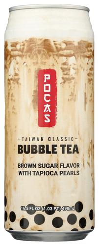 Pocas Tea Bubble Brown Sugar - 16.5 Fo (24 Units)