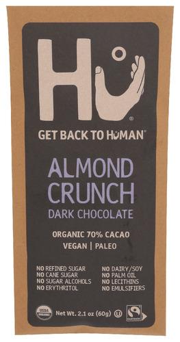 Hu Bar Chocolate Almond Crunch - 2.1 Oz (12 Units)