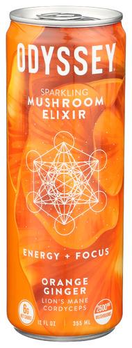 Odyssey Elixir Enrgy Dnk Sprk Orange Ging - 12 Fo (12 Units)