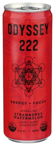 Odyssey Elixir Bev Sprkl Strawberry Wtrmln - 12 Fo (12 Units)