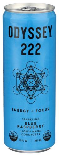 Odyssey Elixir Bev Sprkl Blue Raspberry - 12 Fo (12 Units)
