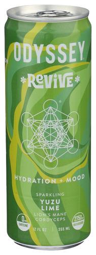 Odyssey Elixir Bev Revive Yuzu Lime - 12 Fo (12 Units)