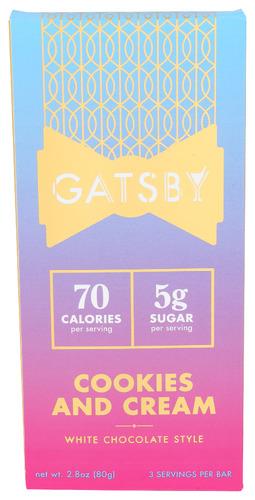 Gatsby Bar Cookies & Cream - 2.8 Oz (12 Units)