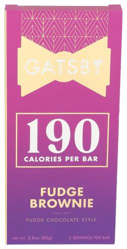 Gatsby Bar Chocolate Fudge Brownie - 2.8 Oz (12 Units)