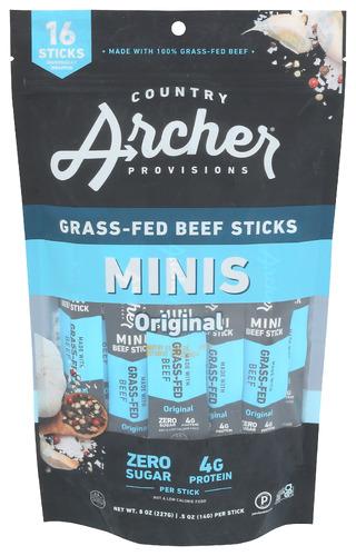 Country Archer Beef Sticks Original - 8 Oz (8 Units)