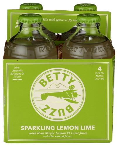 Betty Buzz Cktl Mxr Lemn Lime 4Pk - 36 Fo (6 Units)