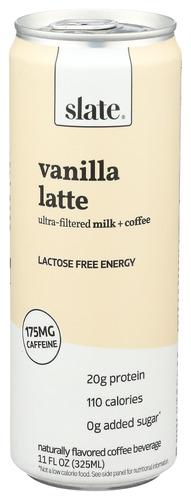 Slate Protein Coffee Van Latte - 11 Fo (12 Units)