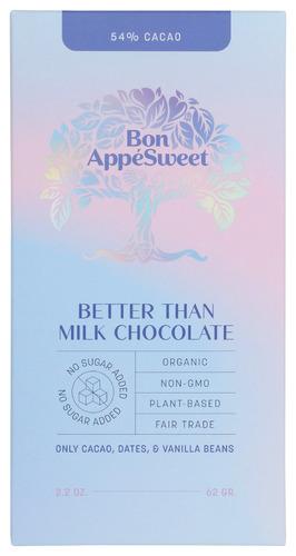 Bon Appesweet Bar Chocolate Milk 54 Cacao - 2.2 Oz (12 Units)