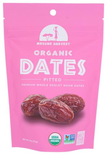 Mavuno Harvest Fruit Dates Pitted - 4 Oz (6 Units)