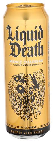 Liquid Death Water Spk Mango Chainsaw - 19.2 Fo (24 Units)