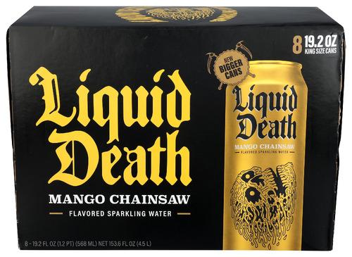 Liquid Death Water Spk Mango Chnsw 8Pk - 153.6 Fo (3 Units)