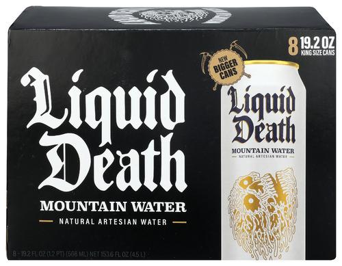 Liquid Death Water Still Mountain 8Pk - 153.6 Fo (3 Units)