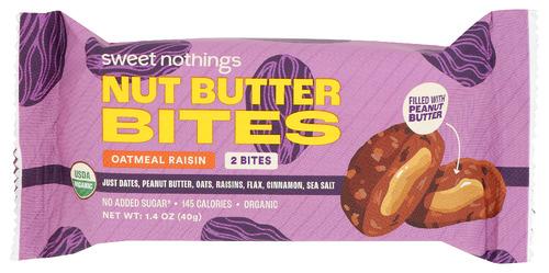 Sweet Nothings Bars Nut Oatmeal Raisn Pb - 1.4 Oz (12 Units)