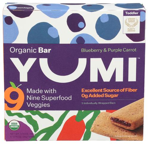 Yumi Bar Blubrry Purple Crrot - 3.7 Oz (6 Units)