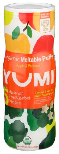 Yumi Puffs Apple Broccoli - 1.5 Oz (6 Units)