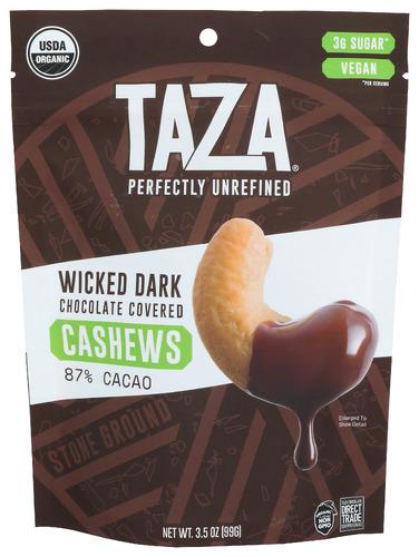 Taza Chocolate Cshews Drkcho Wicked Organic - 3.5 Oz (12 Units)