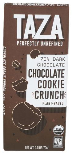 Taza Chocolate Bar Chocolate Drk Ccke Crunch - 2.5 Oz (10 Units)