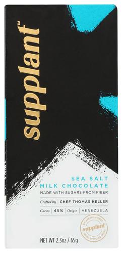 Supplant Bar Milk Chocolate Sea Salt - 2.3 Oz (12 Units)