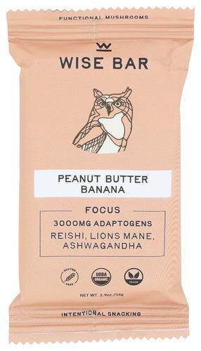 Wise Bar Bar Peanut Butter Banana - 1.9 Oz (12 Units)