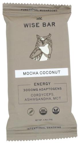 Wise Bar Bar Mocha Coconut - 1.9 Oz (12 Units)