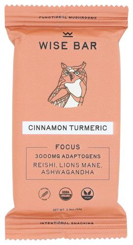 Wise Bar Bar Cinnamon Turmeric - 1.9 Oz (12 Units)