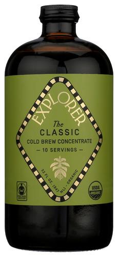 Explorer Cold Brew Coffee Cbc The Classic - 32 Fo (12 Units)