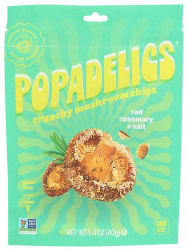 Popadelics Chips Mshrm Rsmry Salt - 1.4 Oz (6 Units)