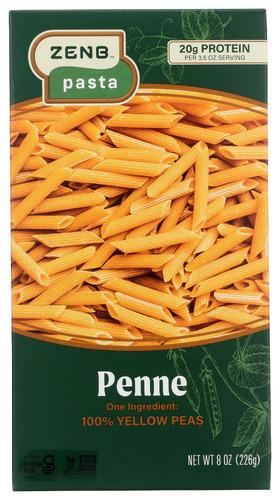 Zenb Pasta Yellow Pea Penne - 8 Oz (12 Units)