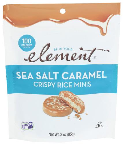 Element Snacks Cake Rice Sea Salt Carml - 3 Oz (8 Units)