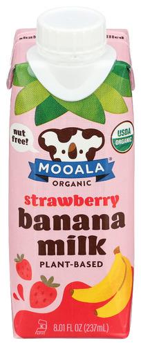 Mooala Milk Bnana Strawberry Organic - 8.01 Fo (12 Units)