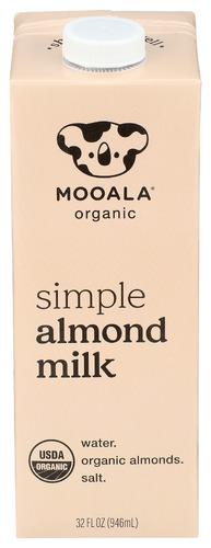 Mooala Milk Almond Organic Smple - 32 Fo (6 Units)