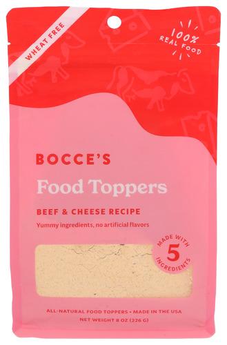 Bocces Bakery Topper Beef And Cheese - 8 Oz (12 Units)