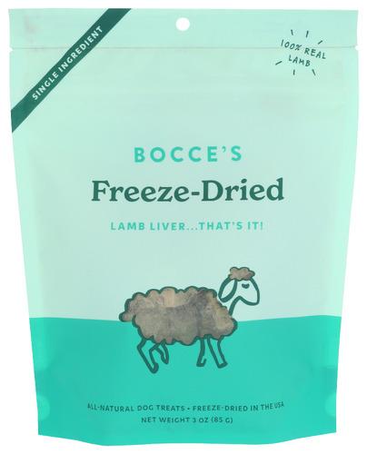 Bocces Bakery Treat Frz Dried Lamb Liver - 3 Oz (12 Units)