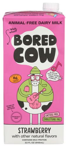 Bored Cow Milk Strwbrry Animal Free - 32 Fo (12 Units)