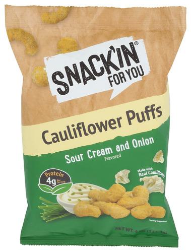 Snackin For You Puff Clfwlr Sr Crm Onion - 4 Oz (12 Units)