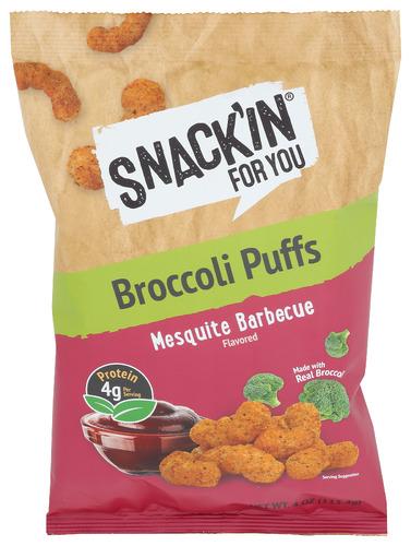 Snackin For You Puff Brccl Mesquite Bbq - 4 Oz (12 Units)