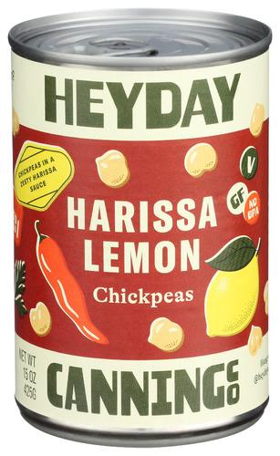 Heyday Canning Co Chickpeas Harissa Lemon - 15 Oz (6 Units)