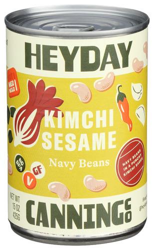 Heyday Canning Co Beans Navy Kimchi Sesame - 15 Oz (6 Units)