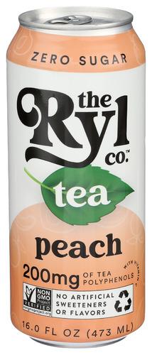 The Ryl Co Tea Black Peach Rtd - 16 Fo (12 Units)
