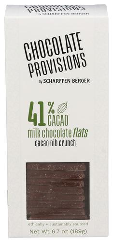 Scharffen Berger Chocolate Nibs Flat 41 - 6.3 Oz (8 Units)