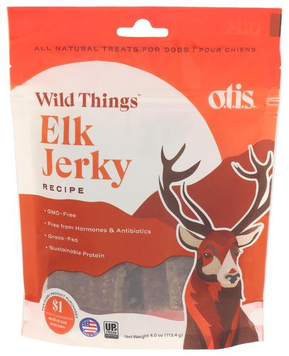 Otis Jerky Dog Treat Elk - 4 Oz (6 Units)