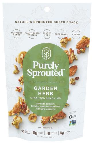 Purely Sprouted Mix Snack Grdn Hrb Sprouted - 4 Oz (6 Units)