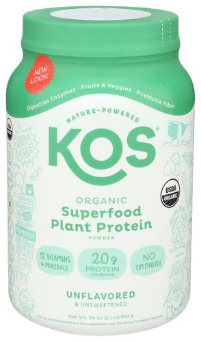 Kos Protein Plnt Unflavored - 34 Oz (1 Units)