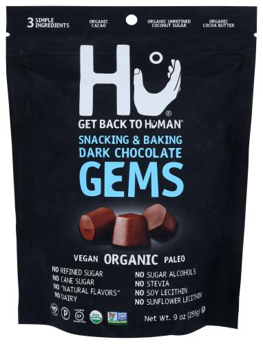 Hu Chocolate Drk Snck Gems - 9 Oz (6 Units)