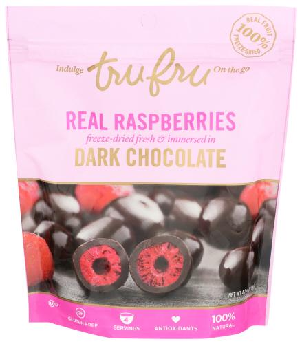 Tru Fru Indulge On The Go Natures Raspberries Hype - 4.2 Oz (6 Units)