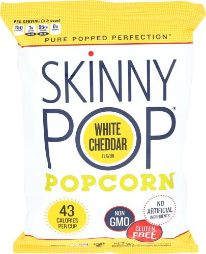 Skinny Pop Popcorn Rte White Cheddar Lte - 4.4 Oz (12 Units)
