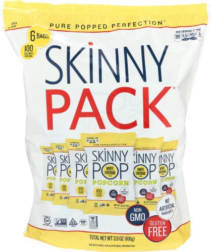 Skinny Pop Sknnypk 6-100Cal White Cheddar - 3.9 Oz (10 Units)