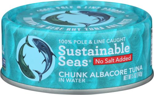 Sustainable Seas Tuna Albcre Watr No Salt - 5 Oz (12 Units)