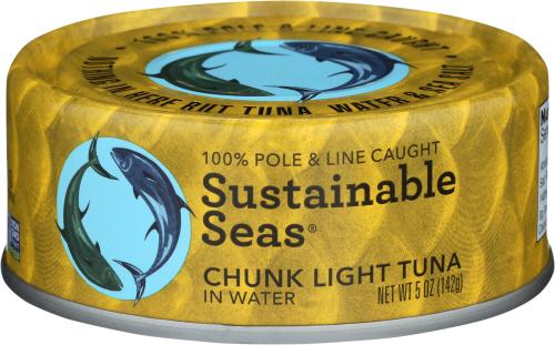 Sustainable Seas Tuna Lt Chunk In Water - 5 Oz (12 Units)